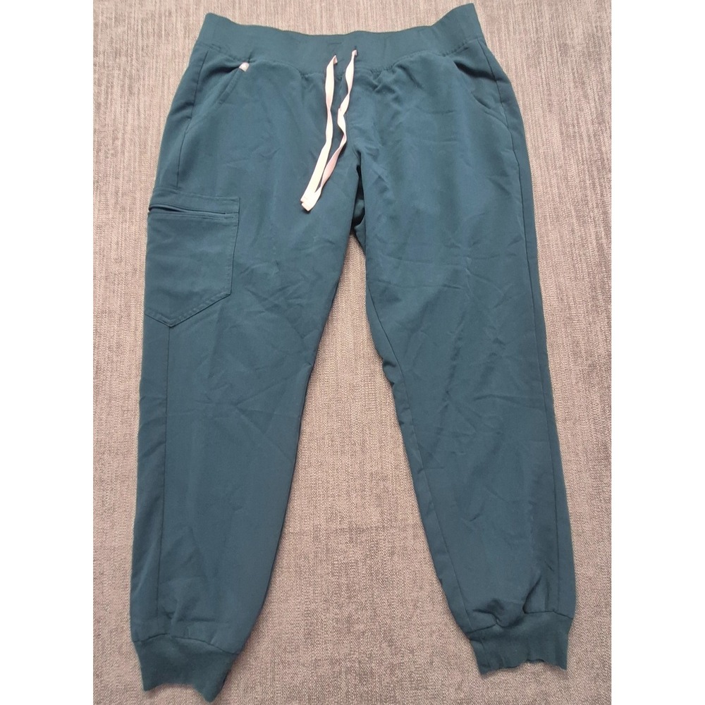 Figs Technical Collections women's green scrub jogger pants XL Pink Drawstring